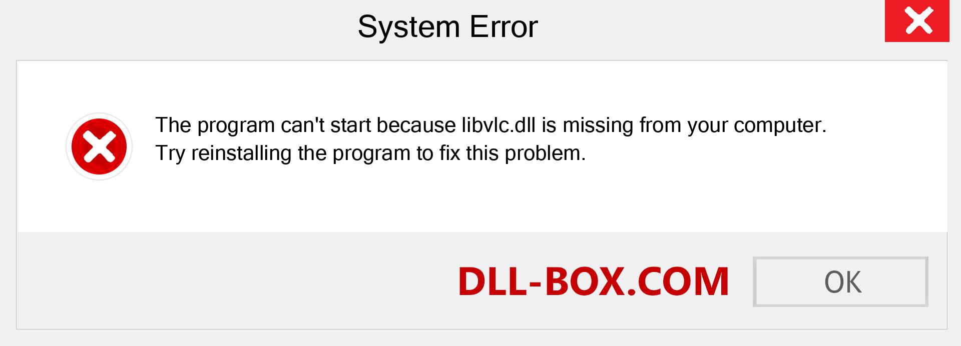  libvlc.dll file is missing?. Download for Windows 7, 8, 10 - Fix  libvlc dll Missing Error on Windows, photos, images